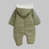 Beary Long-Sleeved Fleeced Overall - Ourkids - Bumber