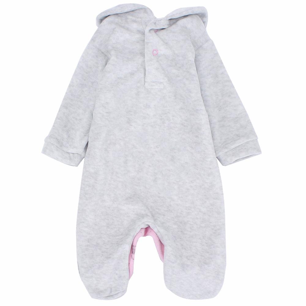 Beary Velvet Baby Footie - Ourkids - Papillion