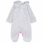 Beary Velvet Baby Footie - Ourkids - Papillion