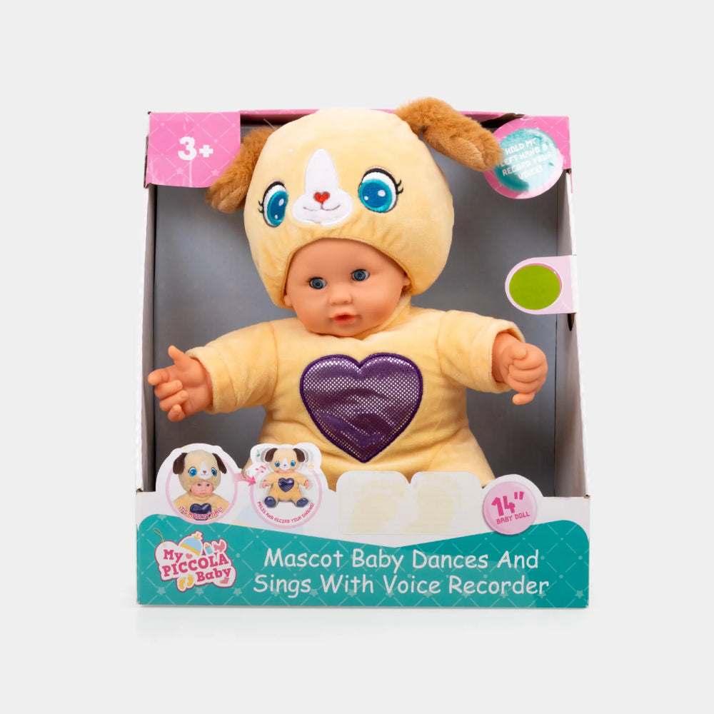 My Piccola Mascot Baby – Dancing & Singing Doll with Voice Recorder