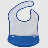 Beep-Beep Bib With Silicone Pocket - Ourkids - Bella Bambino