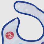 Beep-Beep Bib With Silicone Pocket - Ourkids - Bella Bambino