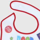 Beep Beep Bib With Silicone Pocket - Ourkids - OKO