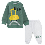 Beep Beep Long-Sleeved Fleeced Pajama - Ourkids - JOKY