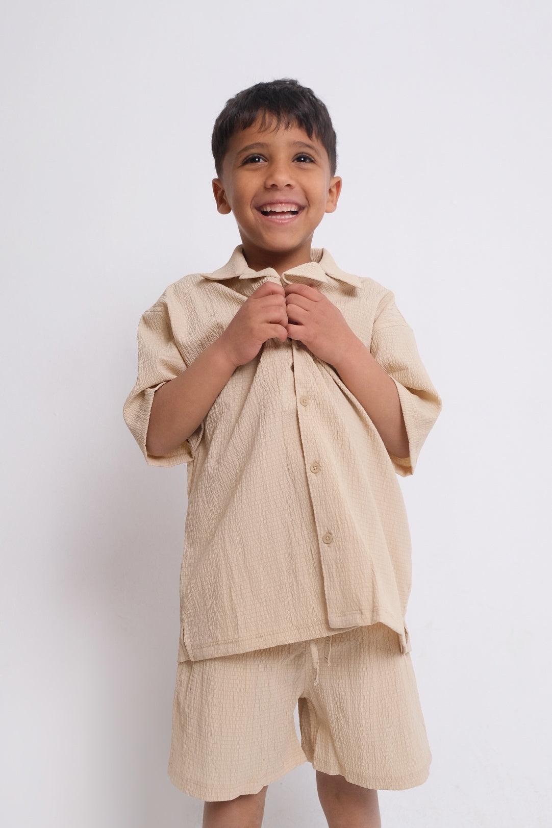 Beige 2-Piece Outfit Set - Ourkids - Playmore