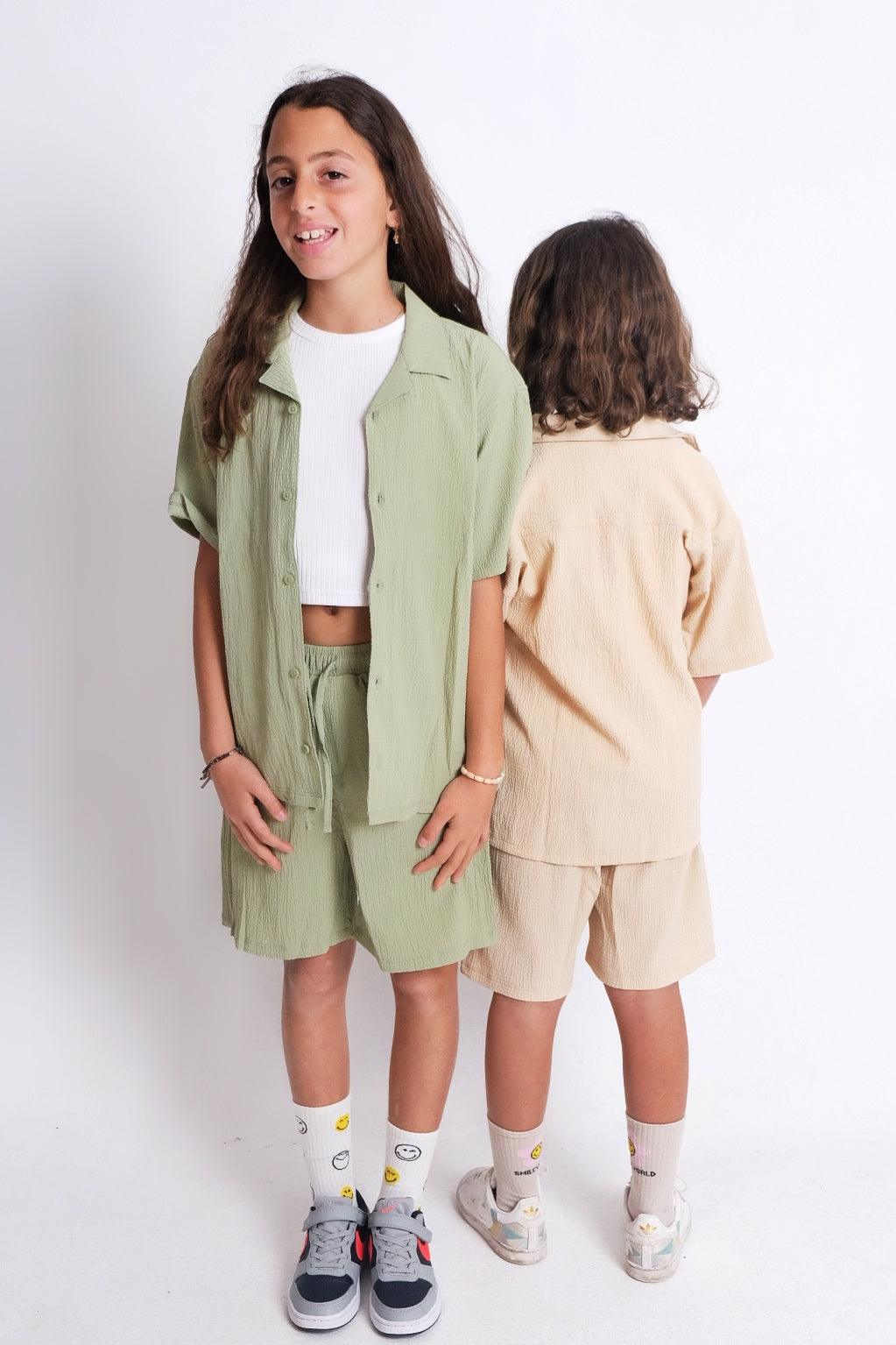 Beige 2-Piece Outfit Set - Ourkids - Playmore