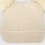 Beige Bunny Ears Baby Ice Cap - Ourkids - Mini Me