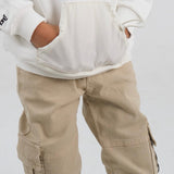 Beige Cargo Pants - Ourkids - Playmore