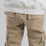 Beige Cargo Pants - Ourkids - Playmore