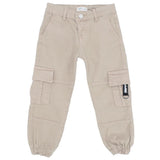 Beige Cargo Pants - Ourkids - Playmore