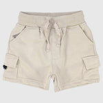 Beige Comfy Cotton Shorts - Ourkids - Playmore