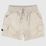 Beige Comfy Cotton Shorts - Ourkids - Playmore