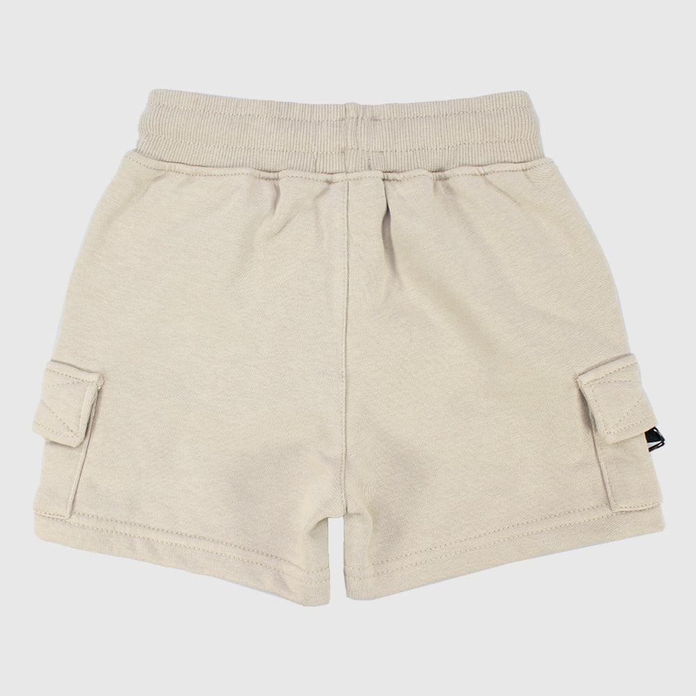 Beige Comfy Cotton Shorts - Ourkids - Playmore