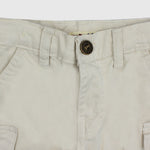 Beige Gabardine Shorts - Ourkids - Playmore