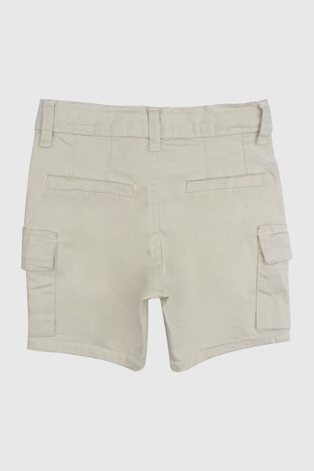 Beige Gabardine Shorts - Ourkids - Playmore