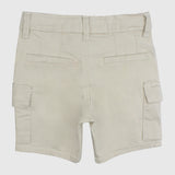 Beige Gabardine Shorts - Ourkids - Playmore