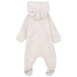 Beige Long-Sleeved Hooded Baby Footie - Ourkids - Berceau