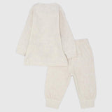 Beige Long-Sleeved Thermal Underwear Set - Ourkids - Junior