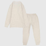 Beige Long-Sleeved Thermal Underwear Set - Ourkids - Junior