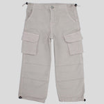 Beige Parachute Cargo Pants - Ourkids - Playmore