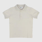 Beige Short-Sleeved Polo Shirt - Ourkids - Ourkids