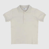 Beige Short-Sleeved Polo Shirt - Ourkids - Ourkids