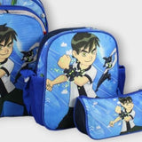 (Ben 10) 15 Inches School Set - Ourkids - Golden Bag