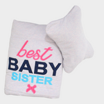 Best Baby Sister Baby Blanket + Pillow - Ourkids - Junior