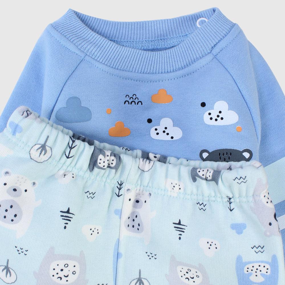 Best Friends Long-Sleeved Fleeced Pajama - Ourkids - Al Sayad