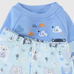 Best Friends Long-Sleeved Fleeced Pajama - Ourkids - Al Sayad