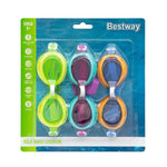 Bestway Aqua Burst Essentialâ„¢ Swim Goggles Ages 3+ Set of 3 - Ourkids - Bestway