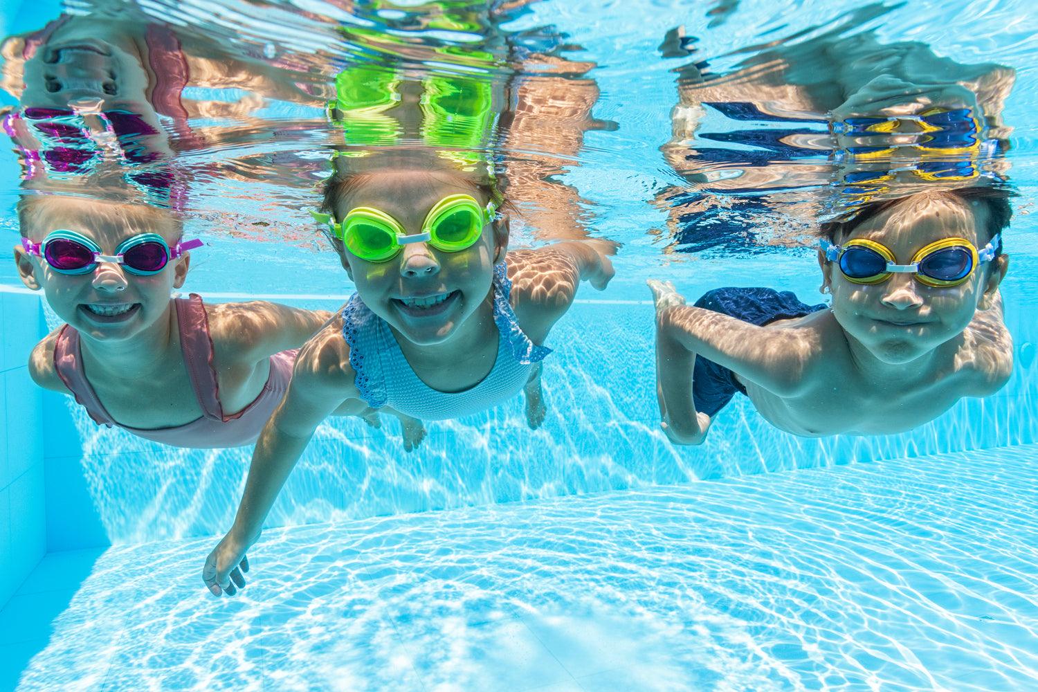 Bestway Aqua Burst Essential™ Swim Goggles Ages 3+ Set of 3 - Ourkids - Bestway