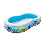 Bestway Family Pool Sea Ground 262x157x46 cm oval - Ourkids - Bestway