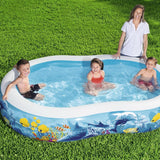 Bestway Family Pool Sea Ground 262x157x46 cm oval - Ourkids - Bestway