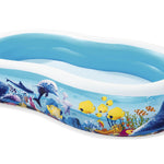 Bestway Family Pool Sea Ground 262x157x46 cm oval - Ourkids - Bestway