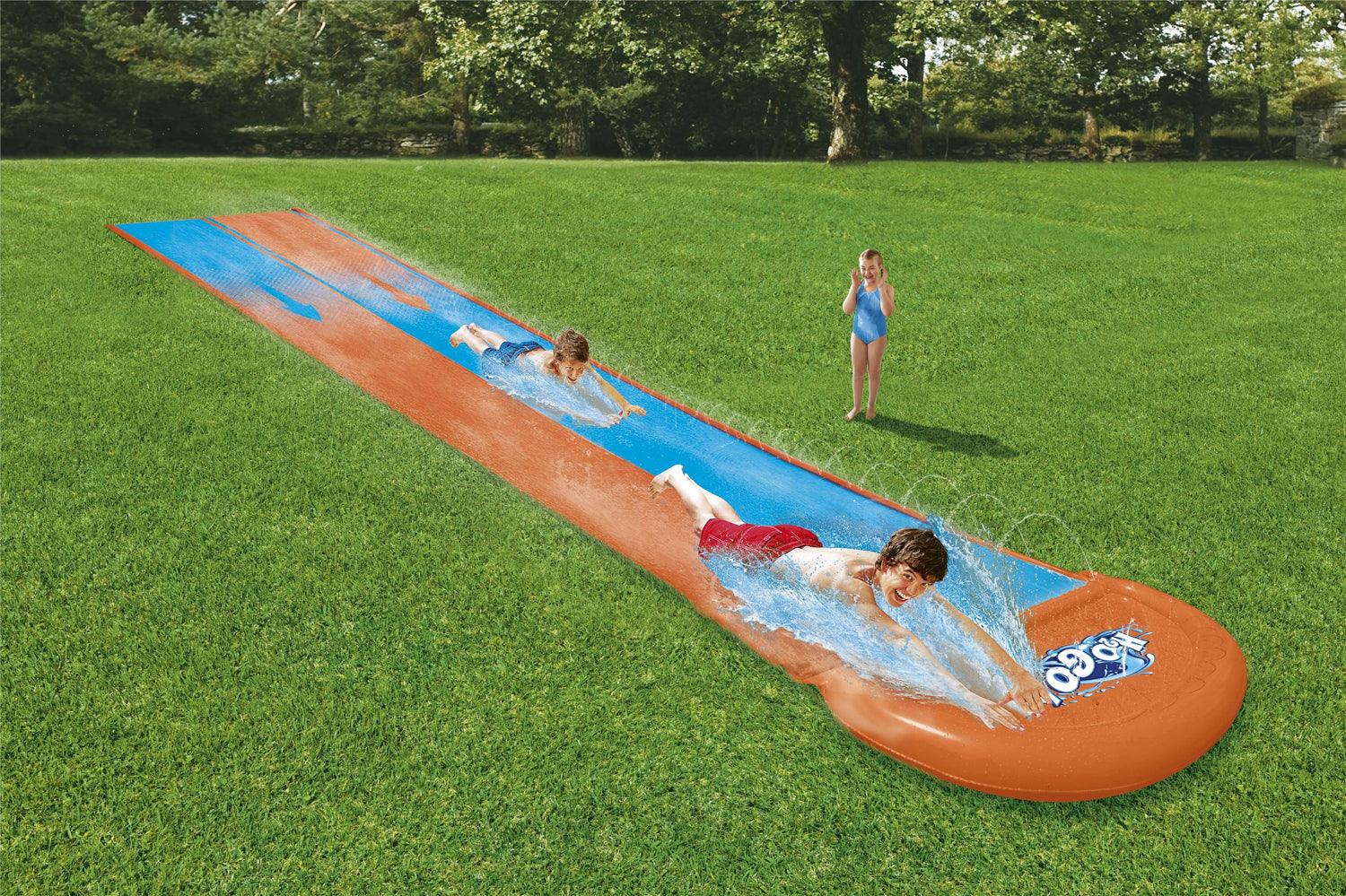 Bestway H2OGO!® 2-person water slide 488 x 138 cm - Ourkids - Bestway