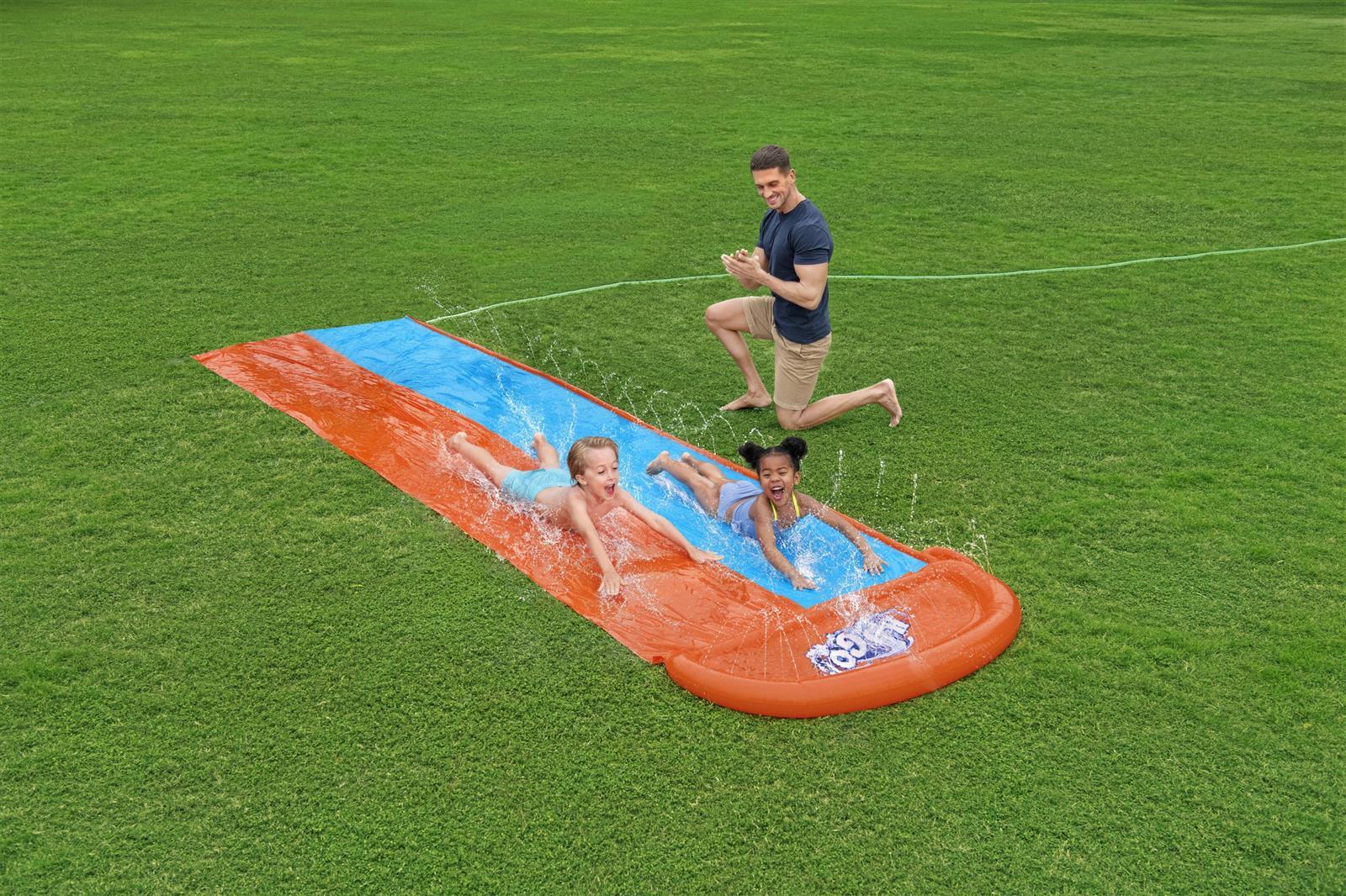 Bestway H2OGO!® 2-person water slide 488 x 138 cm - Ourkids - Bestway