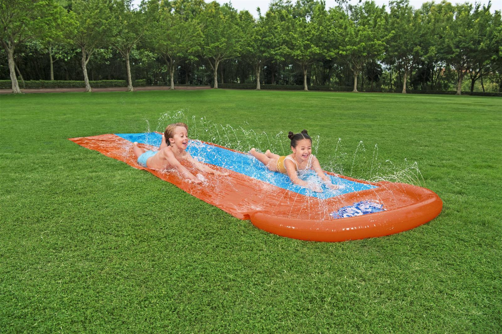 Bestway H2OGO!® 2-person water slide 488 x 138 cm - Ourkids - Bestway