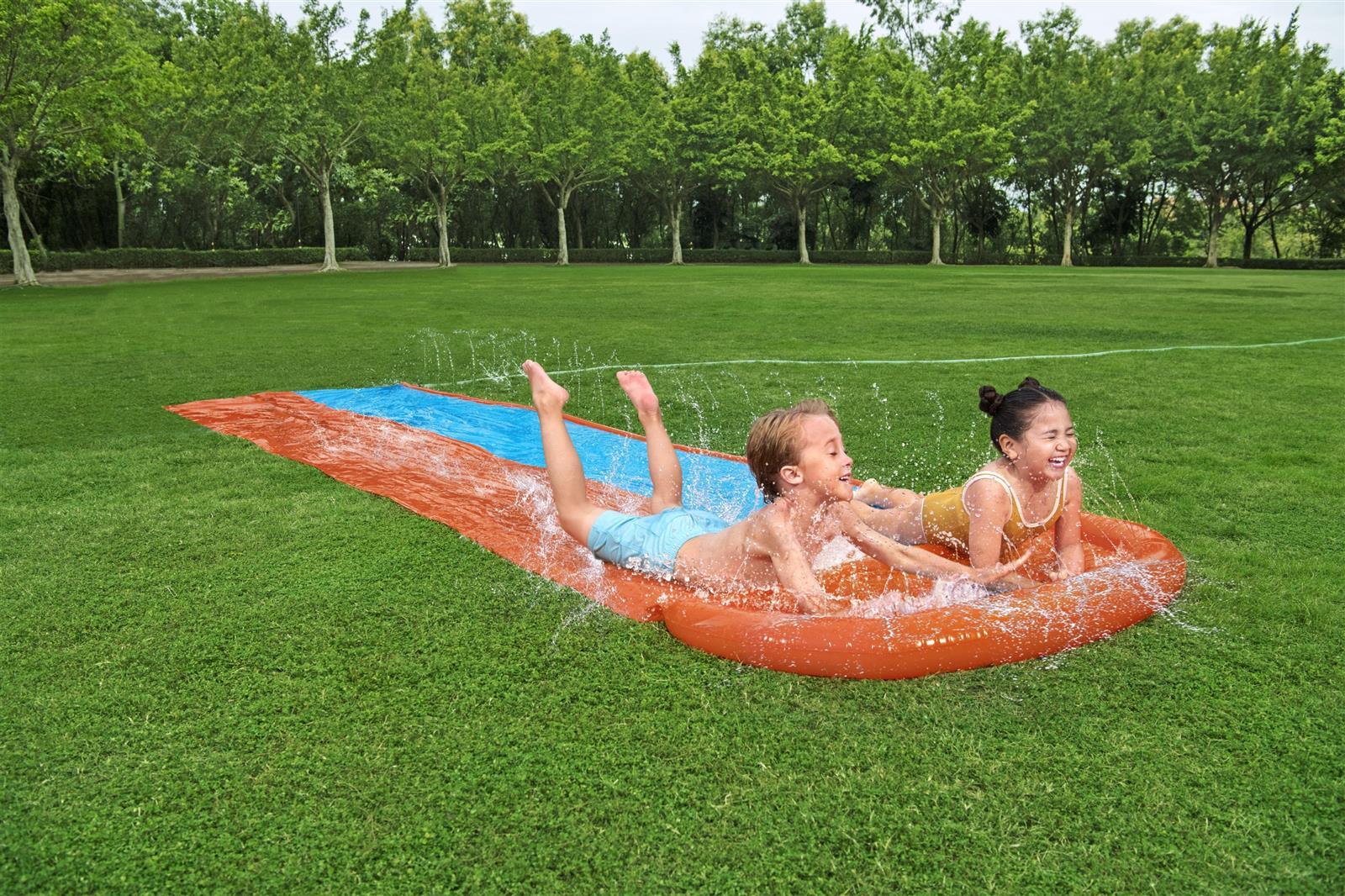 Bestway H2OGO!® 2-person water slide 488 x 138 cm - Ourkids - Bestway