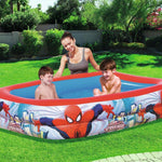 Bestway Inflatable Children's Pool Spiderman â€“ 201 x 150 x 51cm - Ourkids - Bestway