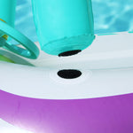 Bestway Space Splash Children's Inflatable Boat With UV-Careful Sun Canopy Spaceship 107 x 112 cm - Ourkids - Bestway