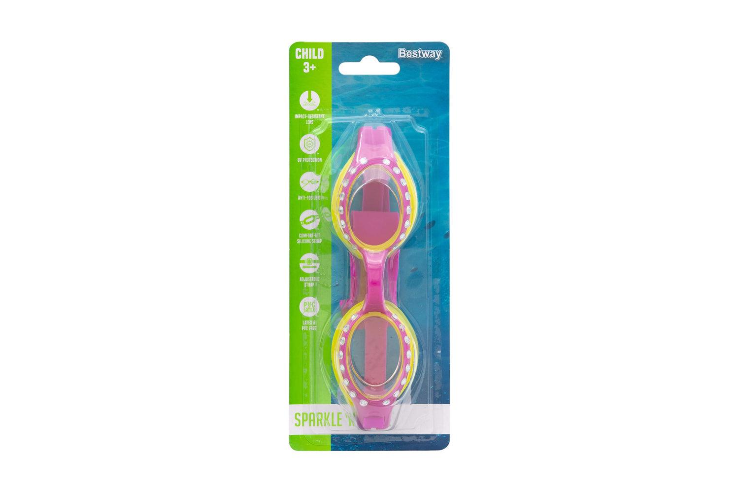 Bestway Sparkle n' Shine™ swimming goggles from 3 years - Ourkids - Bestway