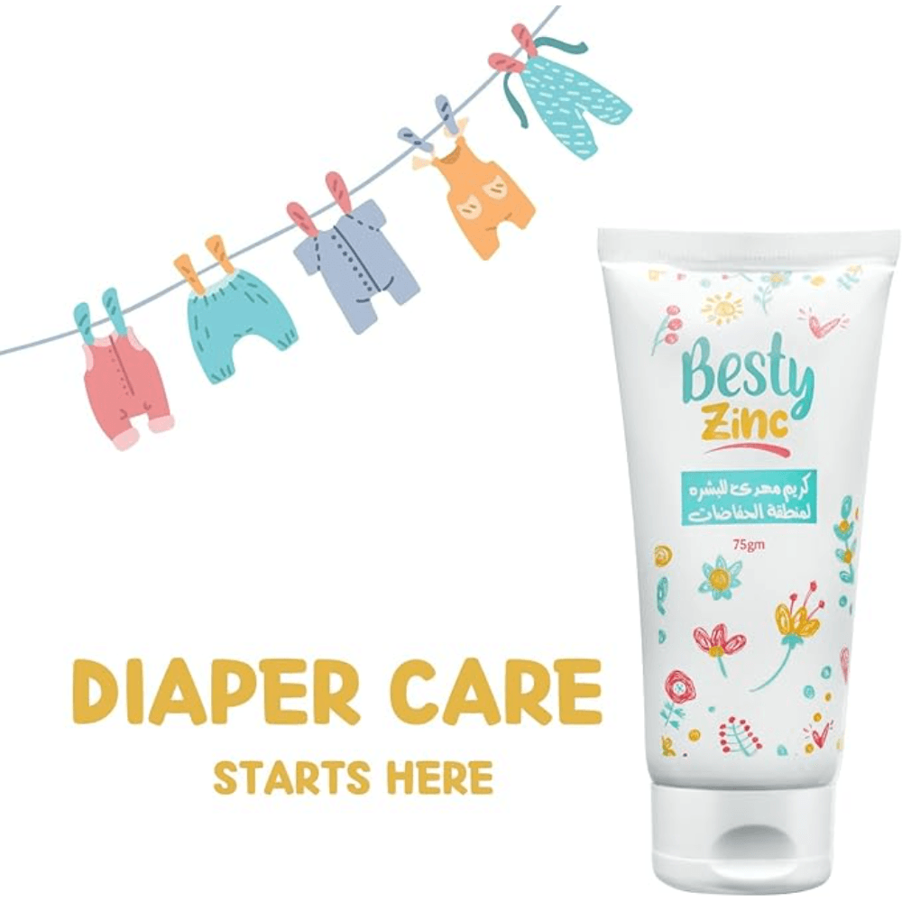 Besty Zinc Diaper Rash Cream 75gm - Ourkids - Besty