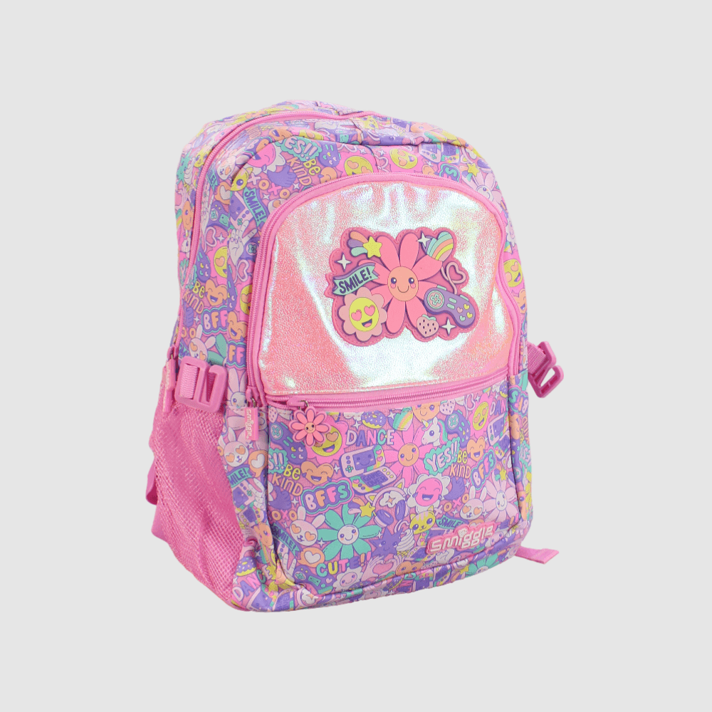 BFFS Pink 17 Inches Backpack - Ourkids - Smiggle