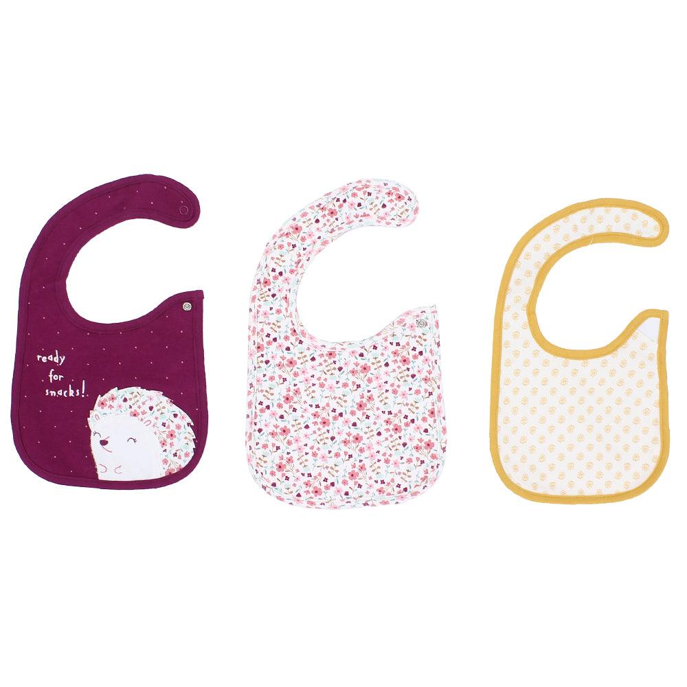 Bib (Pack Of 3) - Ourkids - Cherries