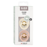 Bibs Color Symmetrical Ivory & Blush - Size 2 (Pack Of 2) - Ourkids - BIBS