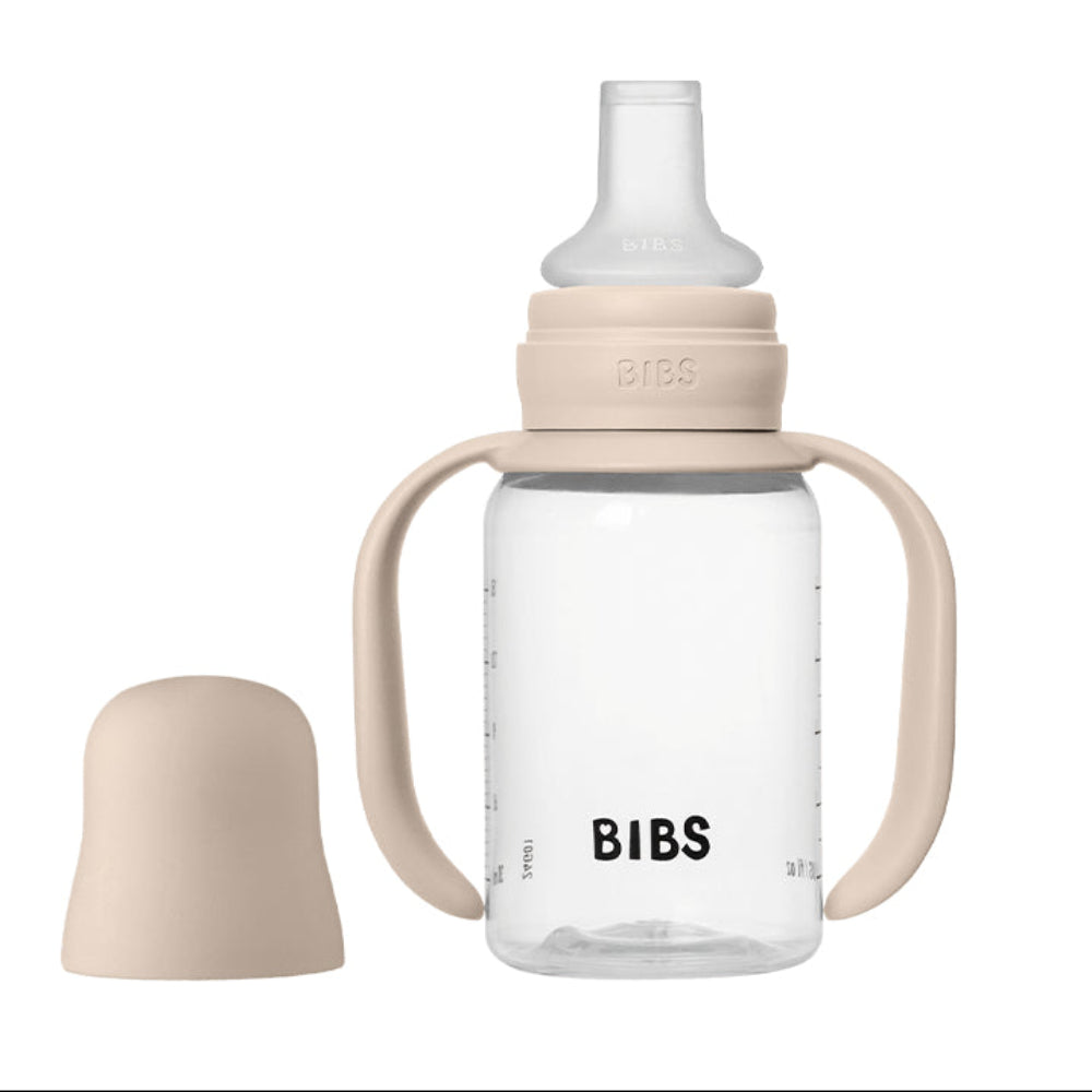 BIBS Silicone Spout Baby Sippy Bottle Pack of 1 – 150 ml Blush