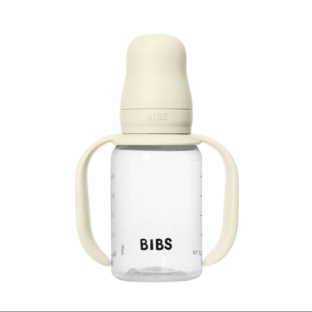 BIBS Silicone Spout Baby Sippy Bottle Pack of 1 – 150 ml Ivory - Baby Essentials