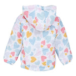 Big Hearts Long-Sleeved Waterproof Hooded Jacket - Ourkids - Ourkids