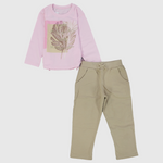 Big Leaf Long-Sleeved Pajama - Ourkids - Dream